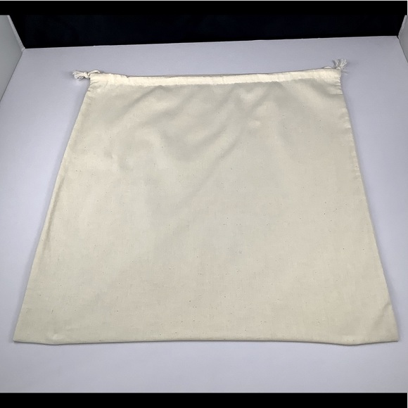 Mansur Gavriel Cream Linen Drawstring Dust Bag - Picture 3 of 6